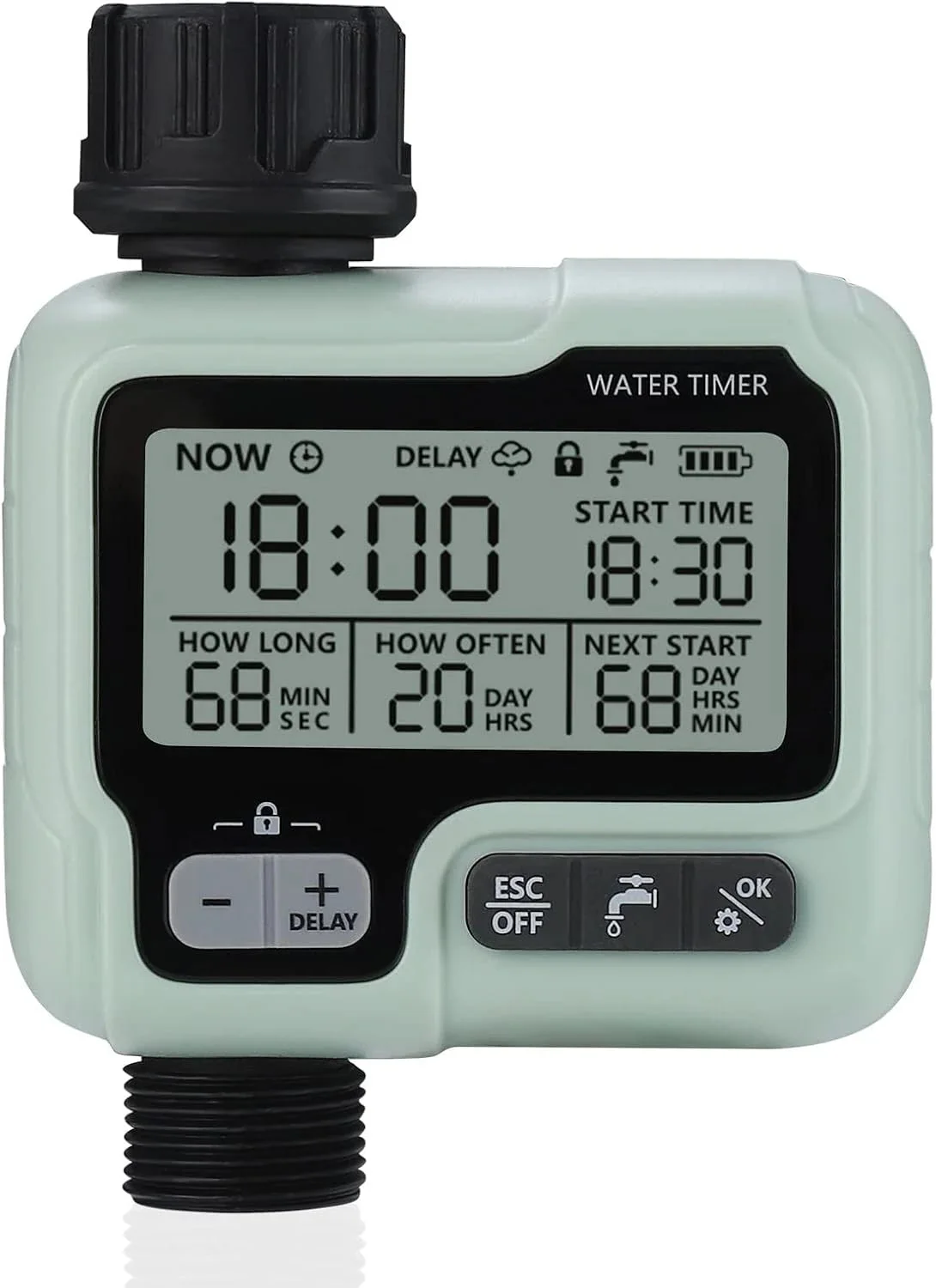 Automatic Garden Water Timer - Digital Hose Irrigation Controller view 2