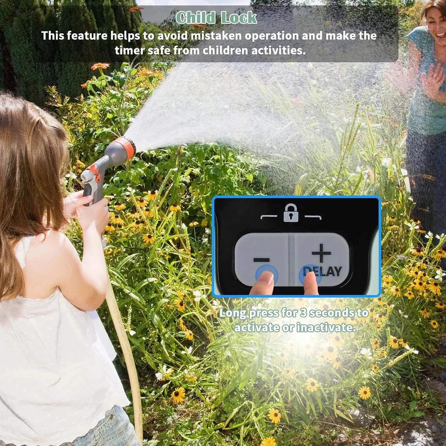 Automatic Garden Water Timer - Digital Hose Irrigation Controller detail 6